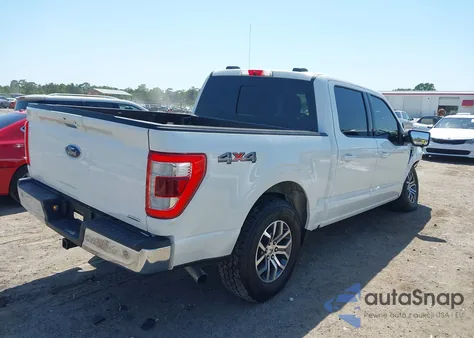 2022 Ford F-150 Lariat from USA, damaged, VIN 1FTFW1E8XNFC34583